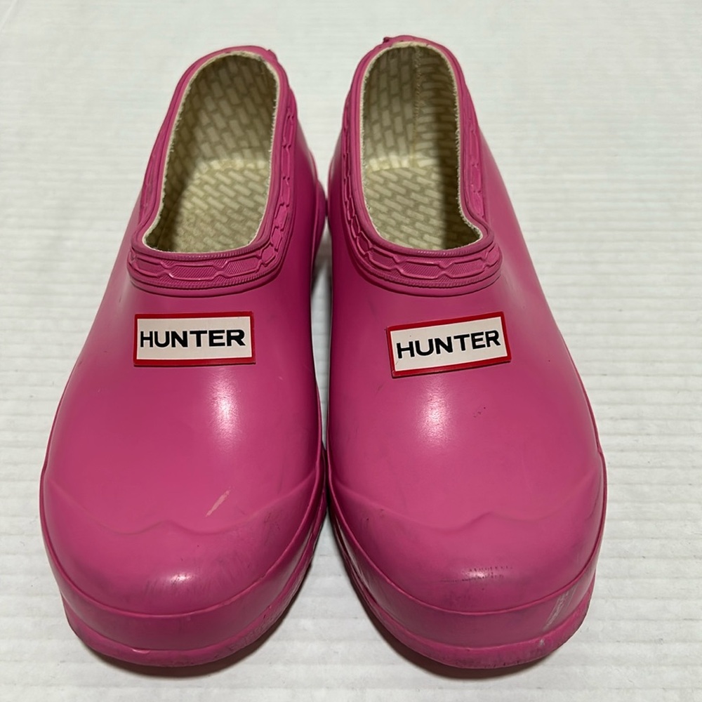 Hunter Fuchsia Clogs Little Kids - Size 13